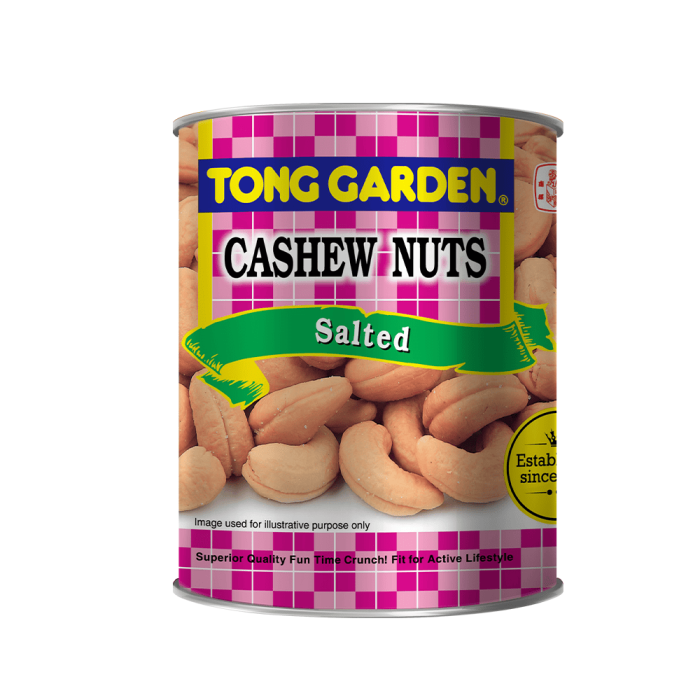 Salted Cashew Nuts Can 130g