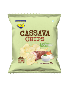 Sour Cream & Onion Flavor Cassava Chips 85g