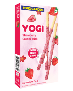 Strawberry Cream Stick with Fruit Chips 36g