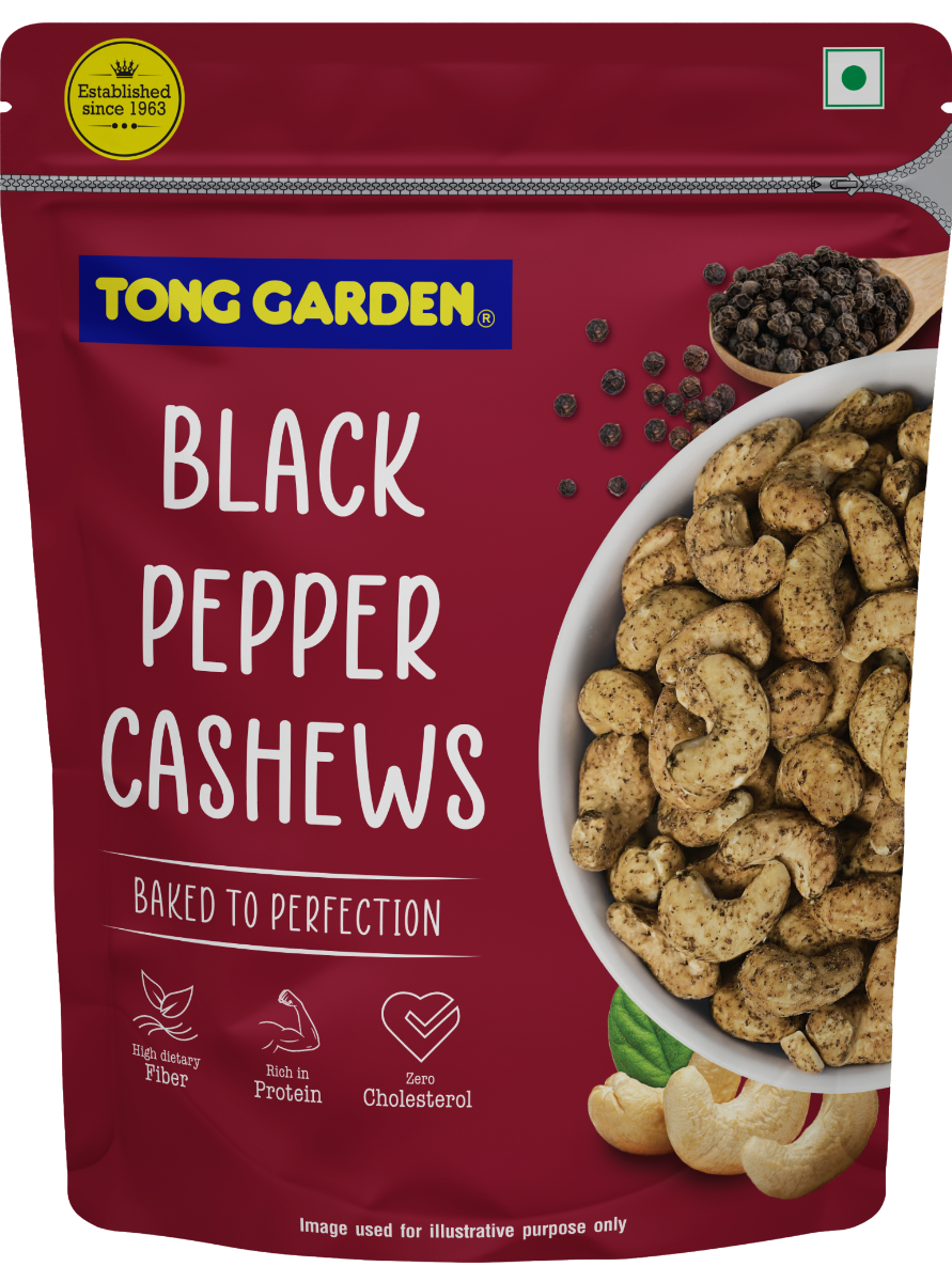 Tong Garden Blackpaper Cashewnuts 130G