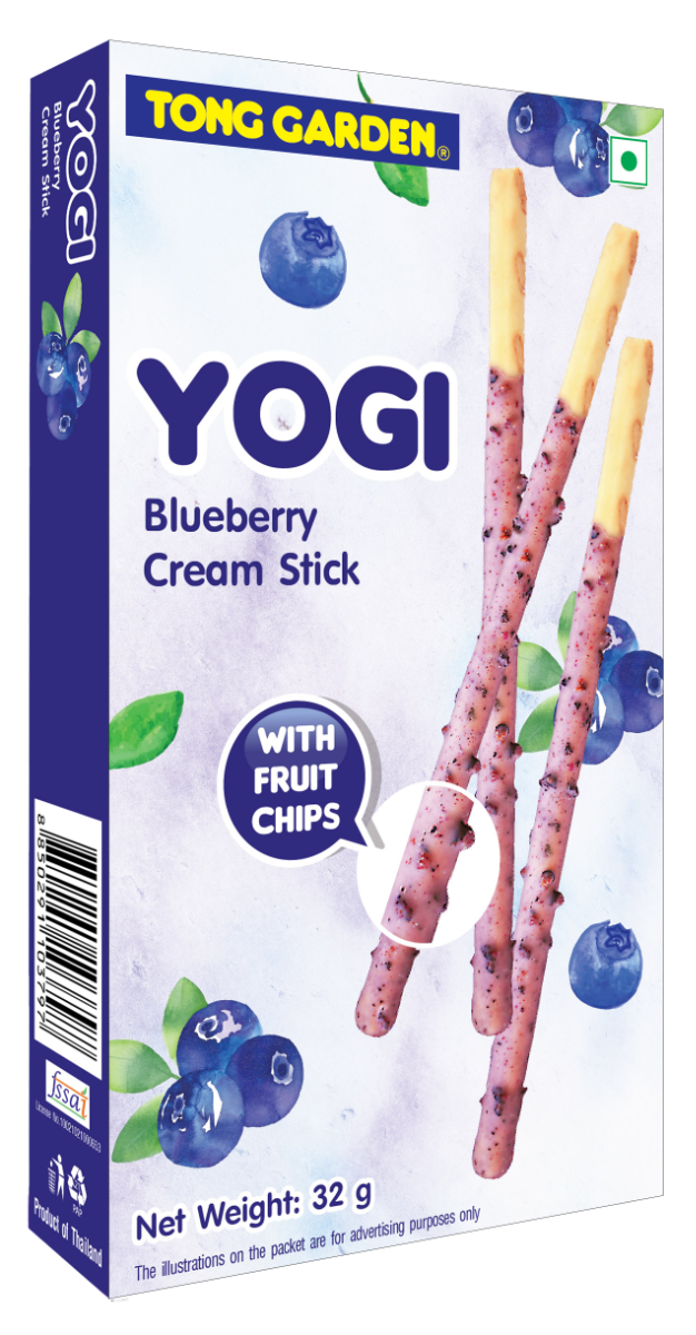 TG 32g Yogi Blueberry Cream Stick with Fruit Chips