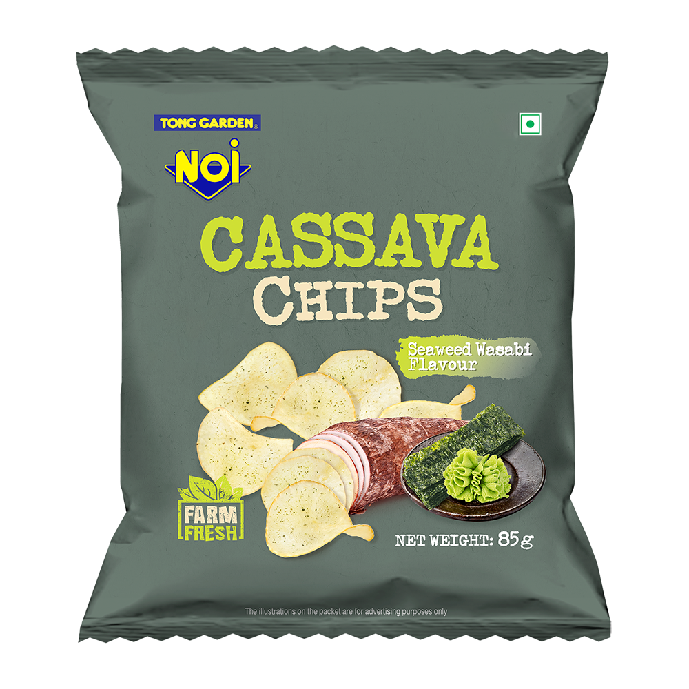 Tong Garden NOi Seaweed Wasabi Cassava Chips 85g