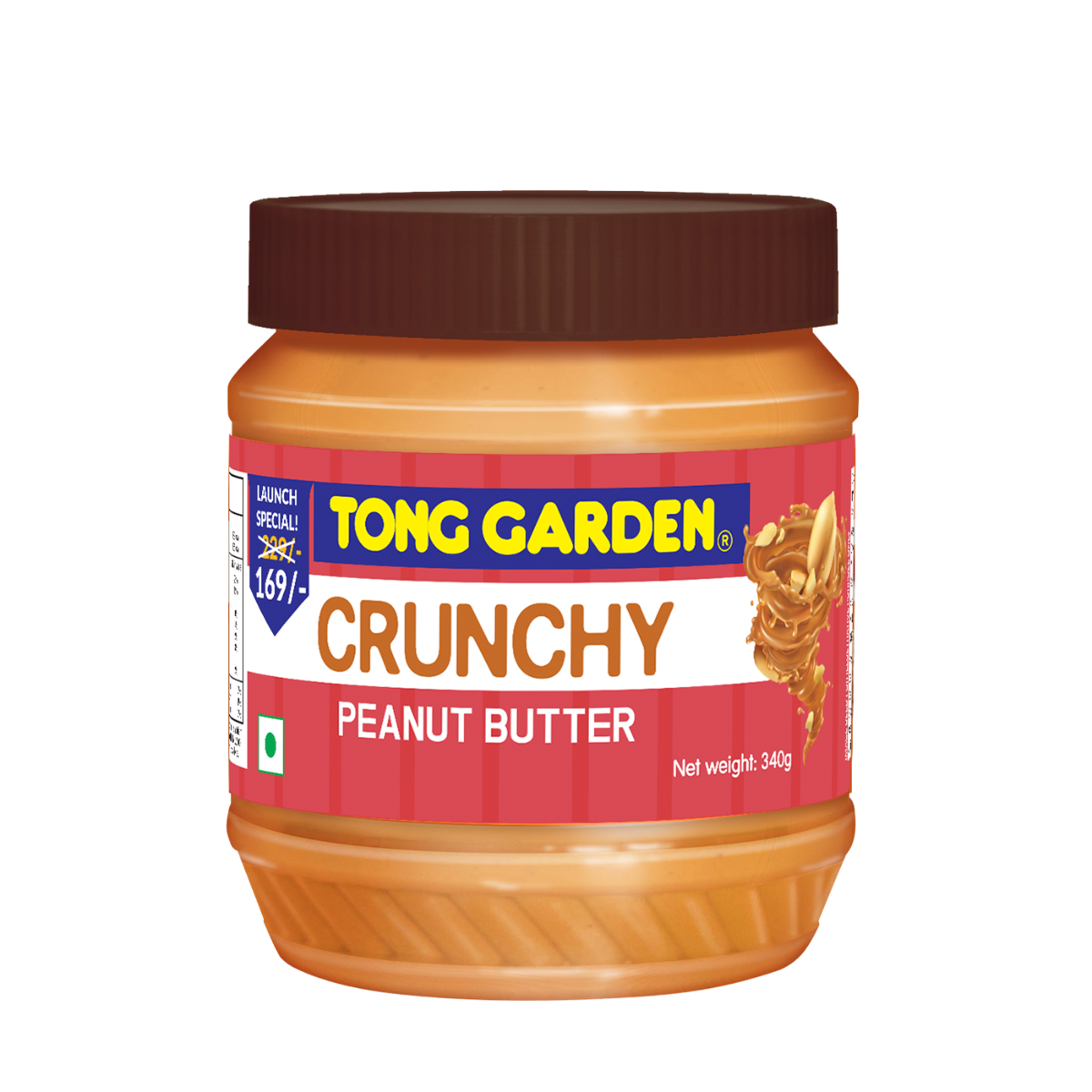 Tong Garden Crunchy Peanut Butter 340g